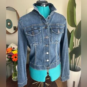Kut from the Kloth Blue Jean Jacket with Stretch!